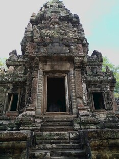 古老神秘的柬埔寨寺庙建筑