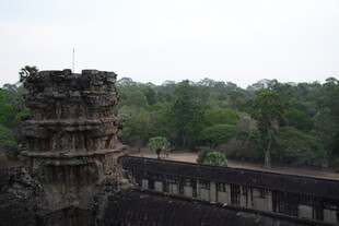 吴哥窟古老建筑景观