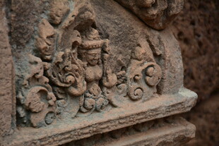 柬埔寨古老石雕细节 精美纹饰