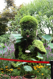 绿植造型的可爱卡通形象