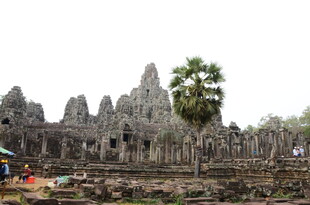 吴哥窟古老遗迹景观