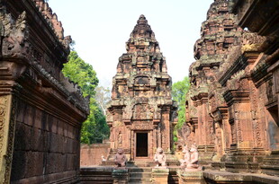 古老神秘的柬埔寨寺庙遗迹