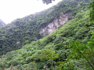 青山翠谷间的自然景致