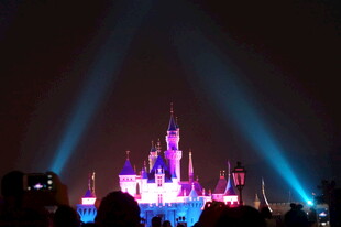 梦幻迪士尼城堡灯光秀
