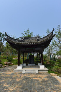 中式古典凉亭景观