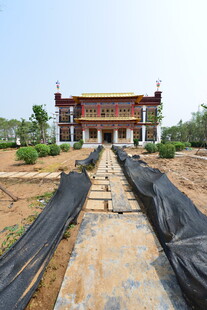 中式建筑施工现场