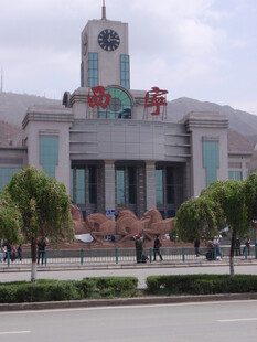 火车站外观建筑景观