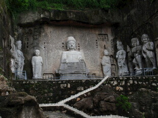 石窟佛像雕刻景观