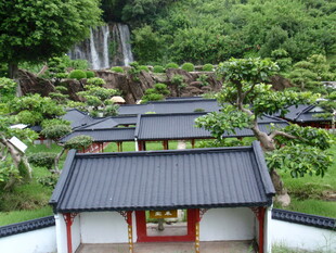 中式园林景观中的雅致建筑