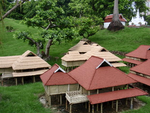 乡村特色木屋群