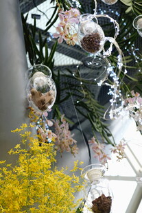 室内多彩花卉装饰景观