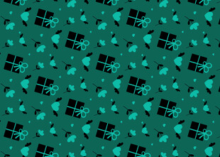 蓝绿色几何图案背景纹理