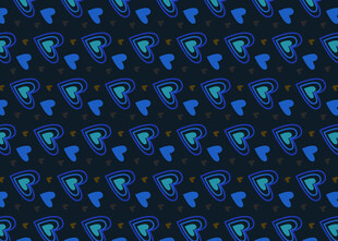 蓝色骷髅图案背景纹理