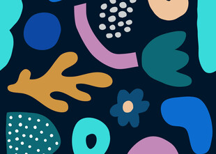 抽象多彩几何图案背景