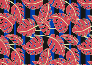 热带风树叶图案纹理背景