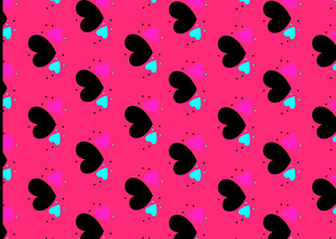 粉色背景心形图案纹理