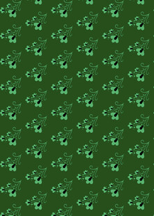 绿色四叶草图案背景