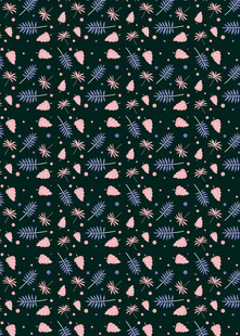 花卉图案背景纹理