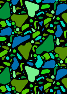 多彩几何碎片拼接图案