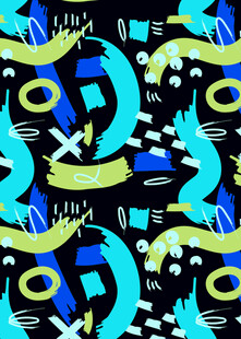 抽象几何图案多彩背景