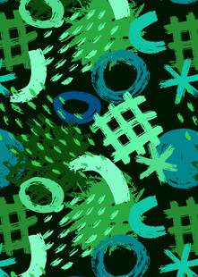 抽象多彩几何图案背景