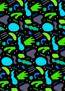 抽象多彩几何图案背景