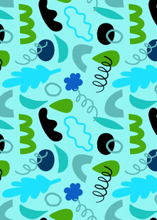 清新蓝绿抽象图案纹理