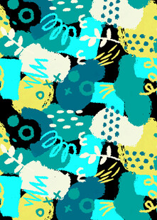 抽象几何多彩图案背景