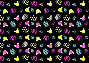 多彩趣味图案背景设计