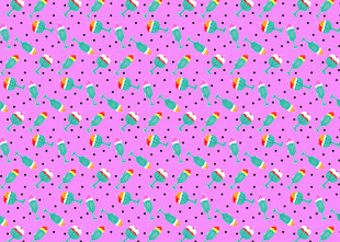 梦幻多彩几何图案背景