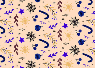 星芒花卉图案背景纹理