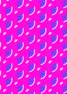 粉色西瓜图案背景纹理