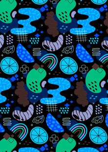 抽象几何彩色图案纹理