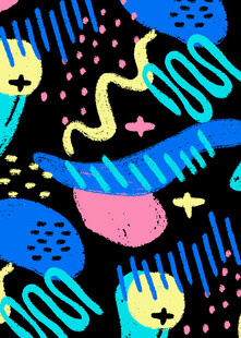 抽象几何多彩图案背景