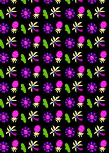 紫色花卉图案背景纹理