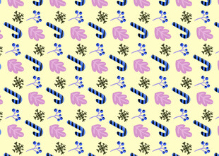 粉色蓝色动物图案背景