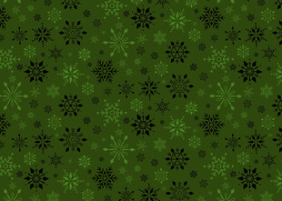 深绿底雪花图案纹理背景