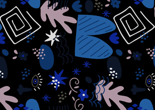 抽象几何图案装饰画