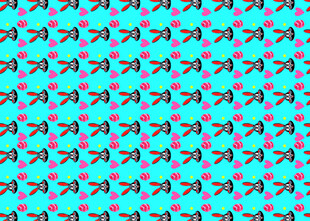 蓝底几何图案纹理背景