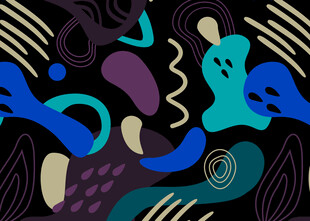 抽象多彩几何图案背景