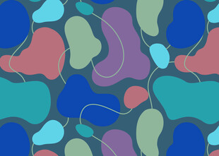 多彩抽象几何图案背景