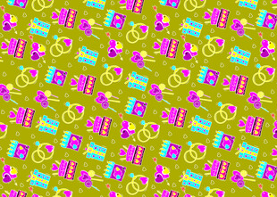 多彩礼物图案背景设计