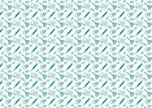 蓝白几何线条无缝图案