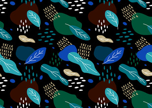 抽象树叶图案纹理背景