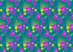 缤纷节日装饰图案背景