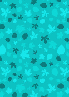 蓝绿色海洋生物图案背景