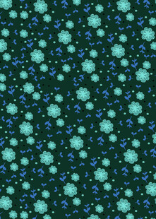 蓝绿相间圆点花纹图案