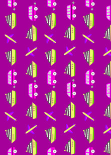 紫色背景乐器图案纹理