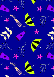 海洋元素梦幻图案设计