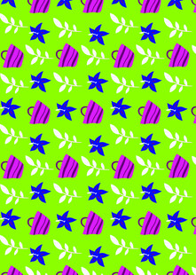 多彩星星图案背景纹理